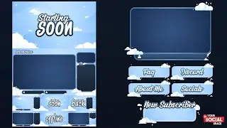 DOWNLOAD CUTE BLUE SKY WITH CLOUDS STREAM PACKAGE (FREE AND PAID)