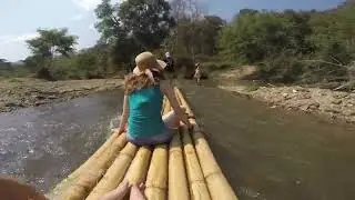 BAN MAE SAPOK ⛰️ Bamboo rafting 🚣