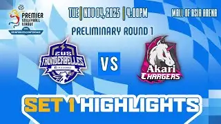 Zus Coffee Thunderbelles vs. Akari Chargers - 1st Set Highlights
