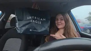 Примерка одежды American Eagle 18/20 размера | Свитера, куртки и джинсы больших размеров