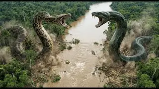 Giant Python vs Wild Snake | Rage Turns Them Into Jungle Titans