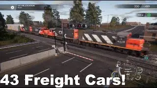Longest Train In TSW?? (43 Cars!) | CN Oakville Sub - Train Sim World 2020