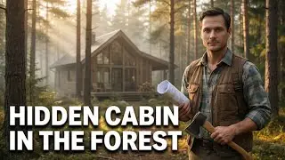 Building a Hidden Cabin in a Deep Forest | ASMR Nature & Cinematic Video