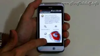 Test di G Data MobileSecurity per Android su HTC Salsa C510e