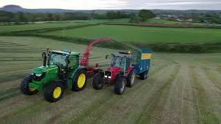 Lifting first cut silage - 2019