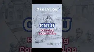 Won 3rd prize 🏆😁 Painting Competition In CNLU 🌟#shorts#painting #art#youtubeshorts #shorts