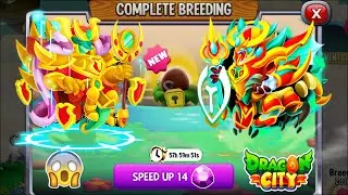 Dragon City: High Gammaguard Dragon vs High Corrupted Time Dragon [EXCLUSIVE BREEDING] 😱
