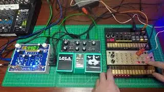BOSS SLICER - EHX MOD REX - KORG VOLCA KEYS & BEATS