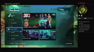 Paladinas first time