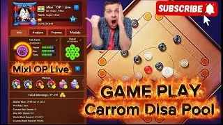 Mixi OP Live Carrom Masterclass Legends Short Gameplay 1K Views Like Subscribe 430