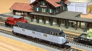 Marklin 88205 Class V270 Diesel Locomotive Test Run at z.scale.hobo 01.24.2026