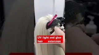 UV light hair extension tool #hairextension #hairextensions #uvlights #vlight
