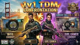 1V1 AGAINST GIRL GAMER 🥵 - UMP45 🔱 [IQOO Z10X]