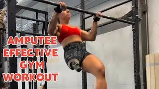Amputee adaptive effective workout: prosthetic leg