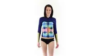 2mm Women's Roxy POPSURF L/S Jacket - Wetsuit Wearhouse