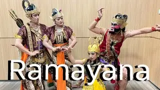 SENDRATARI RAMAYANA MINI / Tari Perang Kembang Bambangan Cakil / Javanese Indonesian Dance #fyp 