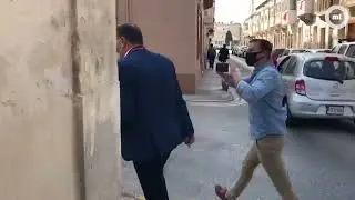 Keith Schembri&rsquo;s lawyers briefly exit FCID, refuse to comment on arrest