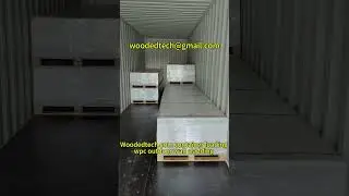 Woodedtech.com  container loading wpc outdoor wall cladding #wpcoutdoorwallcladding