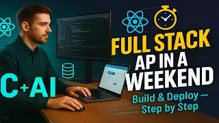 Code a Complete Web App in ONE Weekend (Full Stack) Part 1/2
