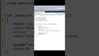 C++ Program to Find Power of a Number|C++ Tutorial 