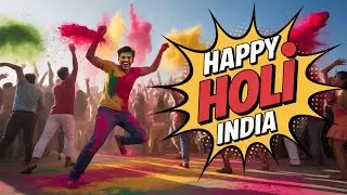 Beautiful Girls Enjoying Holi | Colorful Festival Celebration 🎨