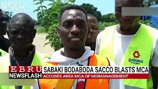 Sabaki Bodaboda SACCO протестует против халатности MCA и неэффективного управления молодежными пр...