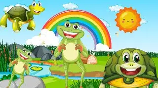 Freddy's Pond Adventure | Animal for Kids | Fun Videos for Nursery |  Animated Story