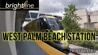 Brightline Train Series - West Palm Beach Station FULL TOUR #gobrightline #trains