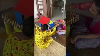 🔥 नंद भौजाई ने बनाया माचिस की तीलियों से मिनी हाउस | Matchstick Mini House | #dalimsharma #trending