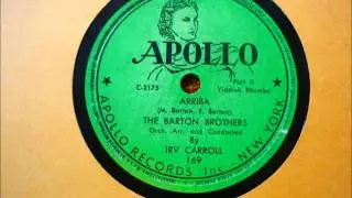 The Barton Brothers - Arriba - Part 2  (Yiddish-American Rhumba) 78 rpm