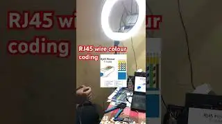 RJ45 wire colour coding #computer #networking #hardware #shorts #techtips
