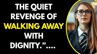 The Quiet Revenge of Walking Away With Dignity.&rdquo;....  #cheatingpartner