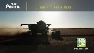 Grain Bagging Process - Soybean Dry Grain - Pacifil Bags. Silo-Bolsa Pacifil