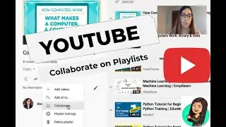 Collaborate on YouTube Playlists