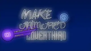 How to make an Animated Lower Third on Android (PS Touch)