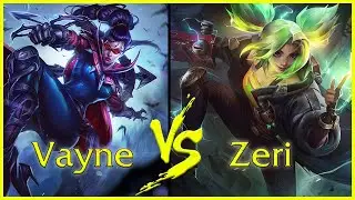 Vayne ADC vs Zeri - Challenger - Patch 12.2 - League of Legends Pro Player Replay
