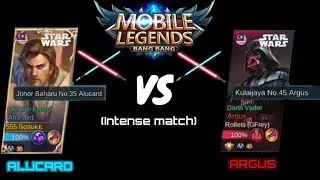 Obi-Wan Kenobi VS Darth Vader(Alucard VS Argus) Intense match