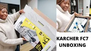 Распаковываю Karcher FC7. Купил новую уборочную машину, потому что старую не смогли починить.