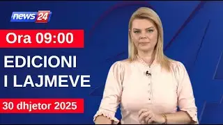 30 Dhjetor 2025 Edicioni i Lajmeve në News24 në studio Nisida Tufa(Ora 09:00)