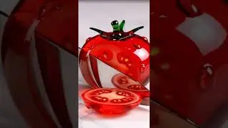 Satisfying Tomato Cutting ASMR 🍅🔪 | The Perfect Slice Sounds