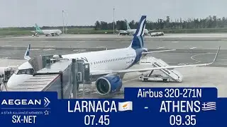 FULL FLIGHT: AEGEAN AIRLINES A320N LCA-ATH (09/02/26)