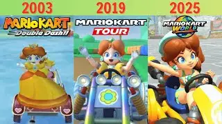 Evolution of Daisy in Mario Kart Games (2003&ndash;2025)