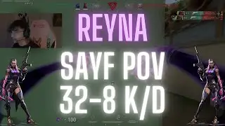 Vitality Sayf POV Reyna on Haven 32-8 K/D (VALORANT Pro POV)