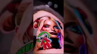 Luis bonuccelli Margot Harley Quinn #tattoo #shorts
