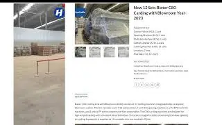 New 12 Sets Rieter C80 Carding with Blowroom Year-2023