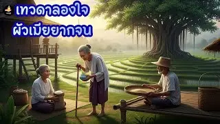 เทวดาปลอมตัวมาลองใจผัวเมียยากจน…นิสัยคนจนที่แสดงออกมาในวันที่ไม่มีอะไรเหลือ#นิทาน #นิทานก่อนนอน