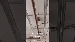 Interior Design Magnetic Track Light Installation #interiordesign #interior #falseceiling