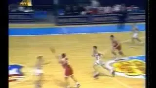 Partizan-Olympiakos Euroleague 96-97 Top16 First game