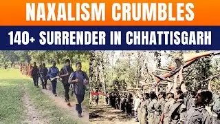 Historic Naxal Surrender in Chhattisgarh | Over 140 Maoists Lay Down Arms | News9