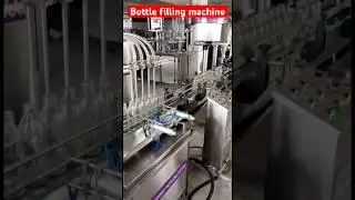 Bottle filling line|| #foodprocessingtech #tranding #milkpackaging #food #foodproduction